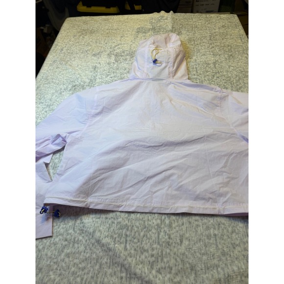 Jordan Women's Lightweight Cropped Hooded Windbreaker Jacket barely Grape Size S - Picture 7 of 8